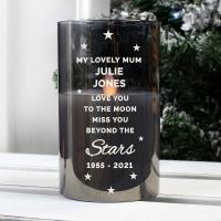 Personalised Miss You Beyond The Stars Black LED Candle Extra Image 3 Preview